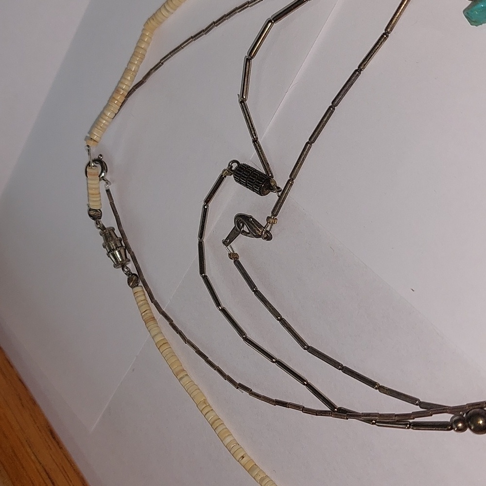 Vintage Liquid Silver Necklaces .4 Lot - Picture 2 of 8